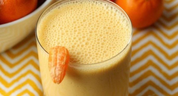 Batido de Plátano, Avena y Mandarinas para Combatir la Anemia.