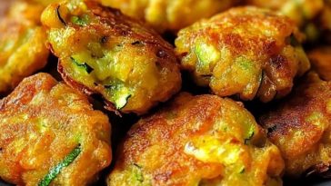 Cómo hacer Buñuelos de Calabacín (Zucchini). Receta de buñuelos esponjosos como una nube