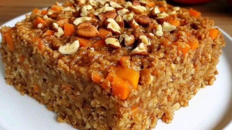 Si tienes un Vaso de Avena, Manzana y Zanahorias, ¡Haz un Pastel! 😋👇