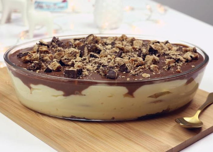 Delicioso Pavé de Vainilla y Chocolate: Una Exquisita Fusión de Sabores