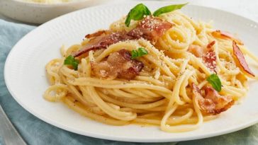 Espaguetis a la Carbonara: Un Clásico Italiano en tu mesa