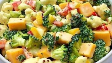 Nunca habia comido Brocoli y Coliflor de una manera tan Deliciosa