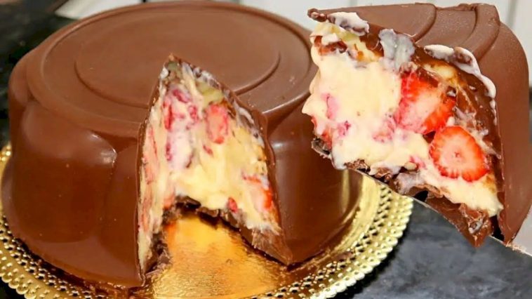 Postre Bombon de Fresa Gigante!!