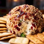 Bola de Queso con Nueces y Arándanos