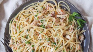 Pasta con Cangrejo – Una Explosión de Sabor Marino en un Plato Irresistible