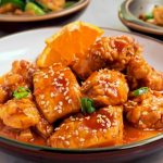 Pollo a la Naranja en Freidora de Aire