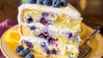 Torta de  Limon y Arandanos (Blueberry)