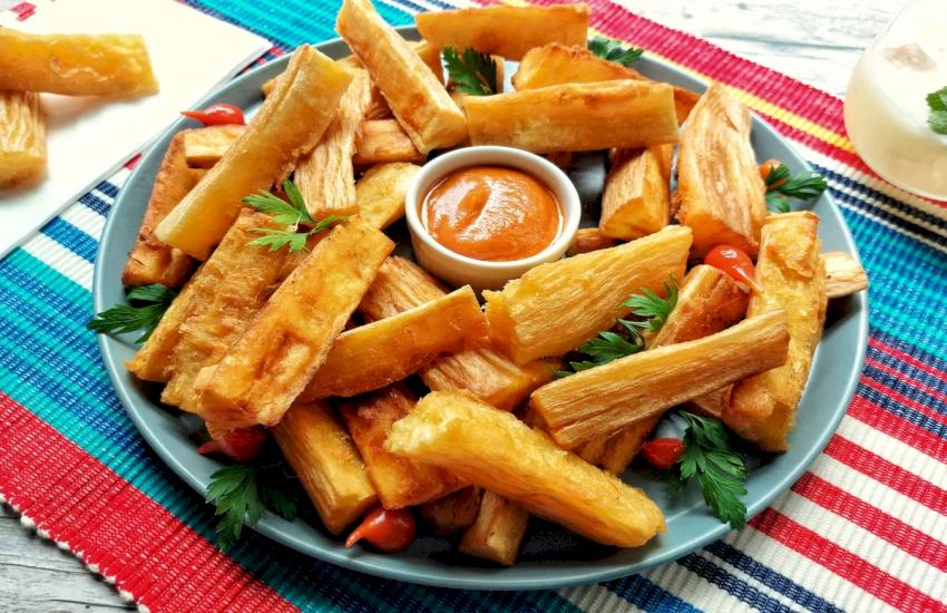 Descubre el Secreto de la Mandioca Asada: ¡Crujiente por Fuera, Suave por Dentro!