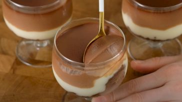 🍫 ¡Postre Cremoso de Chocolate en 5 Minutos! 🍫 ¡Sin GELATINA!
