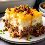 Cazuela Cargada de Papas y Pastel de Carne