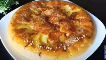El postre de Manzana que está volviendo loco al Mundo! ¡Sin horno, con solo 1 huevo!