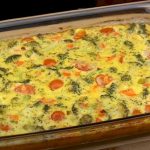 Cazuela saludable de Huevo con Brócoli horneado: Receta nutritiva para el desayuno