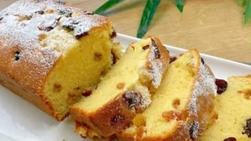 Como hacer Budín de Frutas Húmedo en 5 Minutos