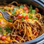 Espaguetis para Tacos en Olla de Cocción Lenta: La Cena Familiar que Todos Amarán