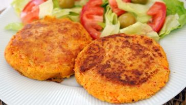 Sorpréndete Hamburguesa de Garbanzo y Zanahoria que Todos Querrán Probar