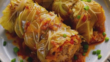 Rollos de Repollo Rellenos – Niños envueltos. Una Delicia Casera Irresistible