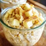 ¡Avena con Manzana: El Desayuno Saludable que Sabe a Postre y Se Prepara en Minutos! 🍏🍯