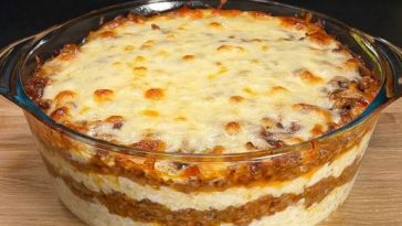 🌟 🍝✨ Pasta al Horno: Deliciosa Combinación de Carne Molida y Salsa Blanca en Solo 10 Minutos 🍝