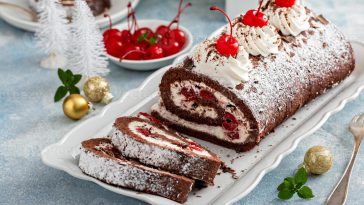 🍫🎂 Brazo de Gitano Selva Negra: El Postre Elegante que Encantará a Todos 🍒✨