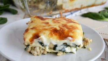 🥳 Lasaña Cremosa de Pollo y Espinaca: ¡El Placer Hecho Platos! 😋