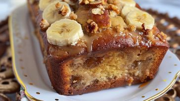 ¡Pan de Plátano Esponjoso que Hará que tu Cocina Huela de Maravilla! 🍌🍞