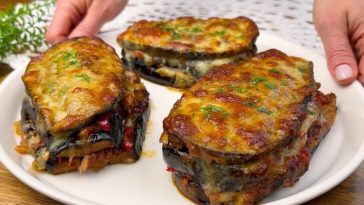 ¡Deliciosas Berenjenas Rellenas de Carne! El Plato que Sorprenderá a Todos