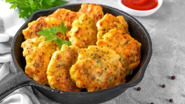 Tortitas de Pollo Doradas: ¡Un Exquisito Manjar!