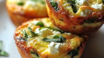 Muffins de Huevo con Espinaca y Feta: ¡El desayuno perfecto para cualquier día!