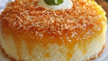 Pastel de Coco con Leche Condensada: ¡Sabor Tropical en Cada Bocado!