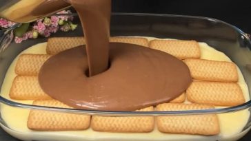 Postre de Galletas con Crema y Chocolate: Un Capricho Irresistible