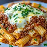 ¡Pasta con Carne y Queso Derretido que te Hará Volver por Más!