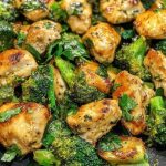 Pollo al Ajo con Brócoli y Espinacas: Una Cena Saludable en 20 Minutos
