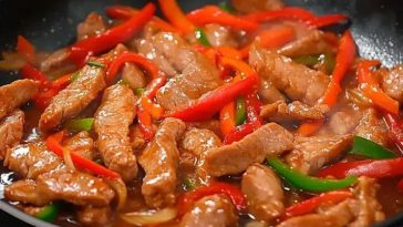 Salteado de Carne con Pimientos: Una Receta Rápida y Deliciosa
