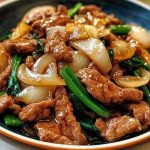 Salteado Chino de Carne y Cebolla – ¡Rápido y Lleno de Sabor!