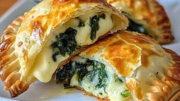 Empanadas de Espinacas y Queso – Crujientes por fuera, cremosas por dentro