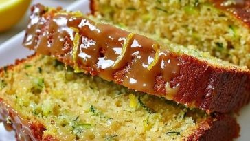 🌞 Pan de Calabacín y Limón: El Secreto Mejor Guardado de la Repostería Casera 🍋