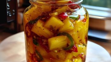 Dulce Tropical de Piña con Toque de Especias