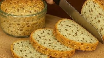 🍞 ¡Pan en Frasco y Sin Complicaciones! ✅ Sin harina blanca, sin levadura y sin azúcar 😍