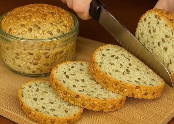 🍞 ¡Pan en Frasco y Sin Complicaciones! ✅ Sin harina blanca, sin levadura y sin azúcar 😍
