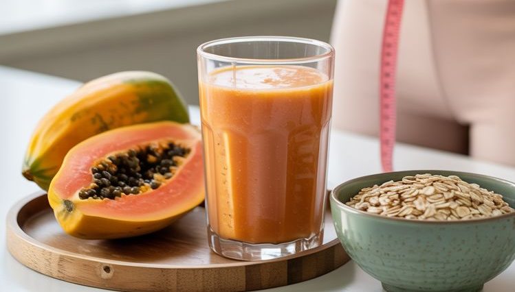 Licuado de Papaya Para Bajar de Peso y Limpiar el Colon.