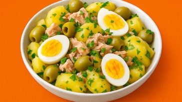 🥔🐟 Ensalada de Papas con Atún y Huevos: ¡Un Clásico Refrescante y Nutritivo para Toda Ocasión!
