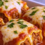 Lasaña cremosa con puré y carne molida 😋 ¡Un plato casero con sabor irresistible!