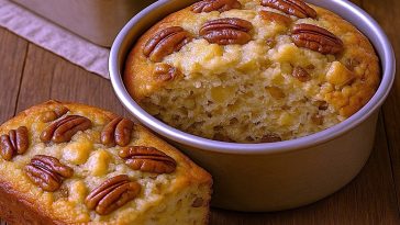 ¡Pastel Casero de Manzana, Plátano y Nueces! Un Delicioso Clásico que Siempre Triunfa