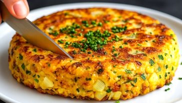 🥒 Torta de Calabacín a la Sartén: Rellena, Jugosa y Sin Horno 🔥 ¡La Receta Más Deliciosa y Económica!