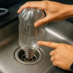 🚰🔧 ¡Pon una botella boca abajo en el fregadero y mira lo que pasa! El truco casero que muchos desconocen 😱