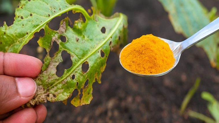 🌼 ¡Sorprendente! La cúrcuma en polvo puede salvar tus plantas 🧡🌱